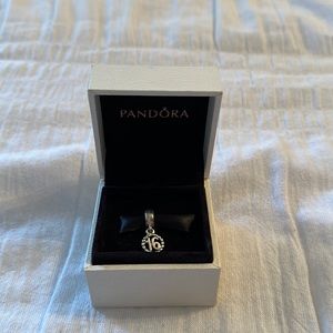 Pandora Bracelet “16” charm